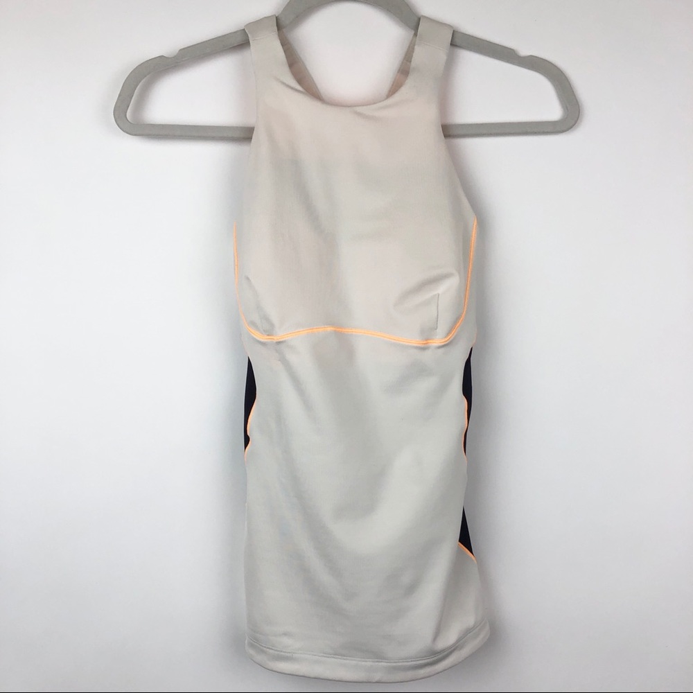 Lululemon Spin It To Win It Tank Navy White Orange - Picture 9 of 10